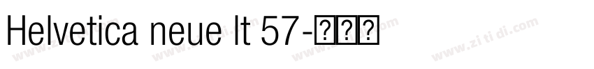 Helvetica neue lt 57字体转换